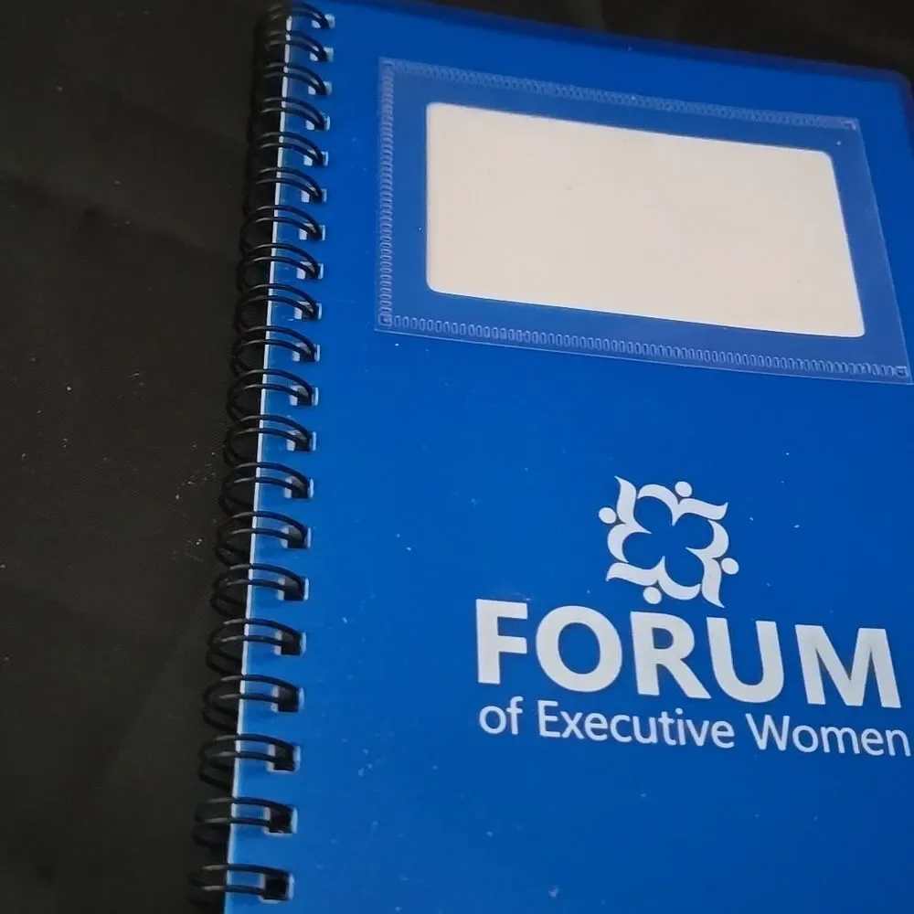Mini Notebook Forum of Executive Women Blue And Pen Note Scratch Paper Office